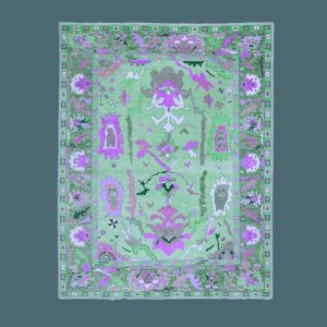 Hand Tufted Wool Rugs | Traditional Floral Hand Tufted Wool Rug – Green, 3′ x 5′ Hand Tufted Wool Rugs Hand Tufted Wool Rugs