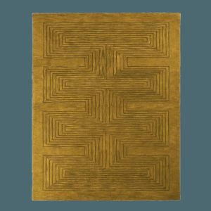 Hand Tufted Wool Rugs | Turmeric Artic Geo Modern Hand Tufted Wool Rug, 2′ x 3′ Hand Tufted Wool Rugs Hand Tufted Wool Rugs