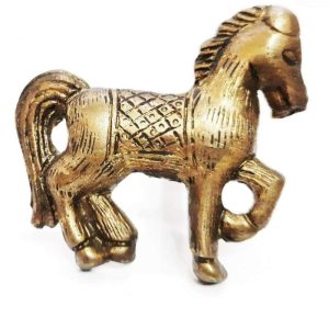 Hardware | 6 Solid Brass Horse Door Knobs Decor Hardware