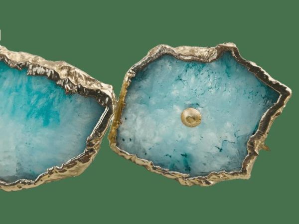 Hardware | Aqua Agate Cabinet Door Pull Handle – Set Of 6 Decor Hardware