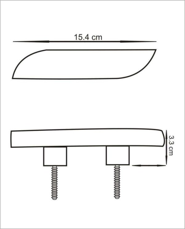 Hardware | Bone-Inlay Curved Cabinet Drawer Pulls Decor Hardware