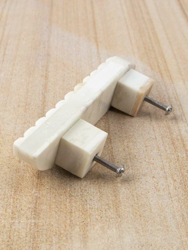 Hardware | Bone-Inlay Curved Cabinet Drawer Pulls Decor Hardware