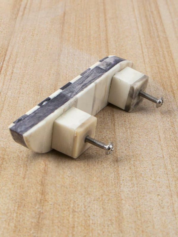 Hardware | Bone-Inlay Curved Cabinet Drawer Pulls Decor Hardware