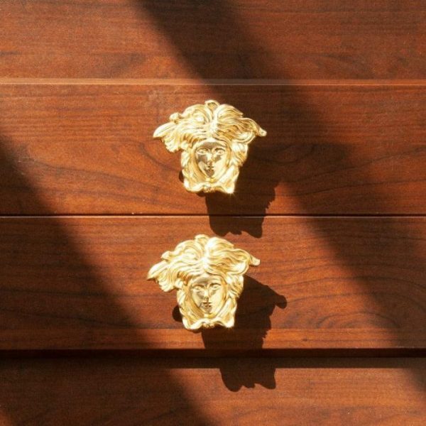 Hardware | Brass Angel Face Cabinet Door Pull Set Of 4 Decor Hardware