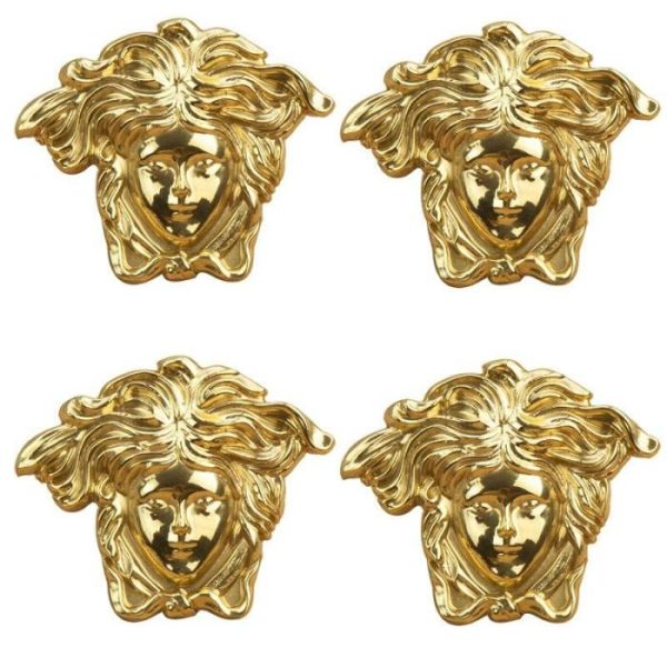 Hardware | Brass Angel Face Cabinet Door Pull Set Of 4 Decor Hardware