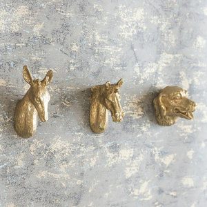 Hardware | Brass Animal Head Cabinet Drawer Knob Decor Hardware