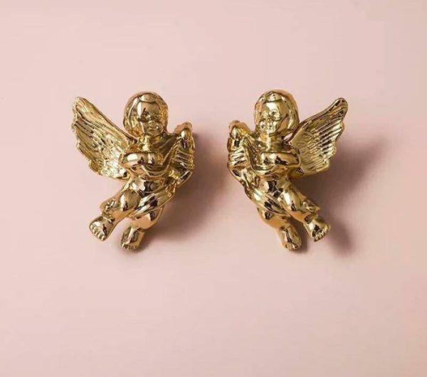 Hardware | Brass Cupid Angelic Cabinet Drawer Knobs – Set Of 2 Decor Hardware