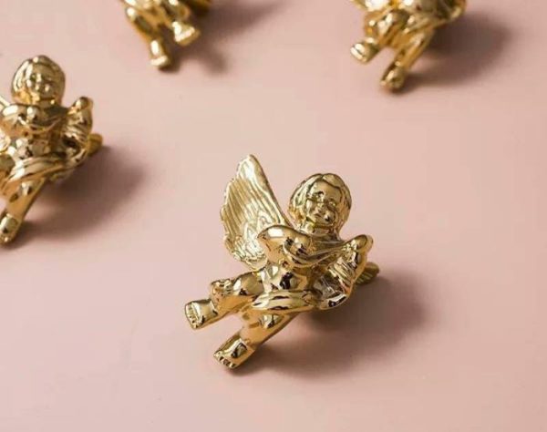 Hardware | Brass Cupid Angelic Cabinet Drawer Knobs – Set Of 2 Decor Hardware