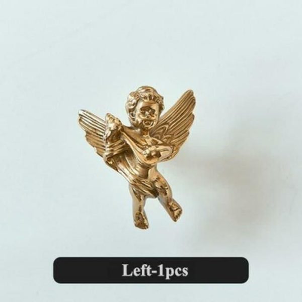 Hardware | Brass Cupid Angelic Cabinet Drawer Knobs – Set Of 2 Decor Hardware