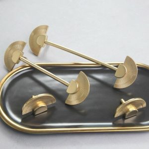 Hardware | Brass Fan-Shaped Cabinet Drawer Handle Knob, Knob Decor Hardware