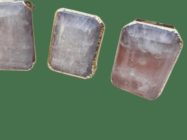 Hardware | Faceted Clear Quartz Cabinet Door Pull Handle – Set Of 4 Decor Hardware