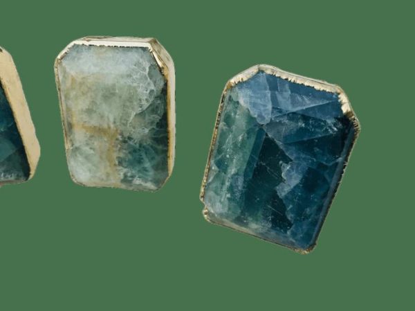 Hardware | Green Fluorite Quartz Cabinet Door Pull Handle – Set Of 4 Decor Hardware