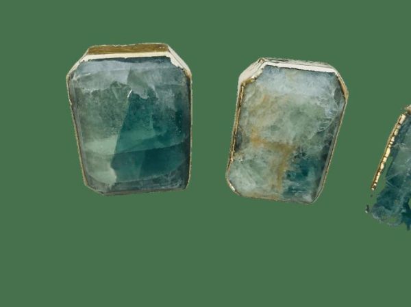 Hardware | Green Fluorite Quartz Cabinet Door Pull Handle – Set Of 4 Decor Hardware