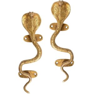 Hardware | Mini Brass Cobra Door Pulls Decor Hardware