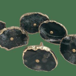 Hardware | Moss Green Agate Cabinet Door Pull Handle – Set Of 6 Decor Hardware