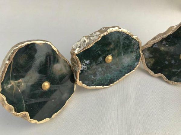 Hardware | Moss Green Agate Cabinet Door Pull Handle – Set Of 6 Decor Hardware