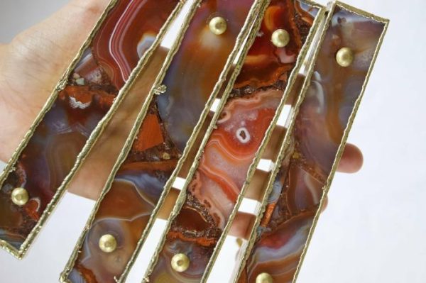 Hardware | Red Agate Cabinet Door Pull Handle – Set Of 4 Decor Hardware