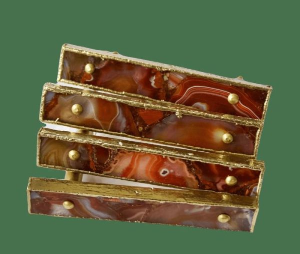 Hardware | Red Agate Cabinet Door Pull Handle – Set Of 4 Decor Hardware