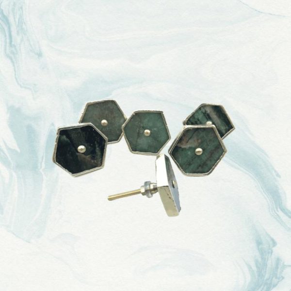 Hardware | Sage Green Agate Cabinet Door Pull Handle – Set Of 6 Decor Hardware