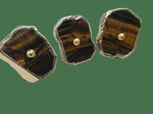 Hardware | Tiger Quartz Cabinet Door Pull Handle – Set Of 6 Decor Hardware