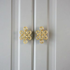 Hardware | Vintage Inspired Brass Twisted Cabinet Drawer Knob – Set Of 2 Decor Hardware