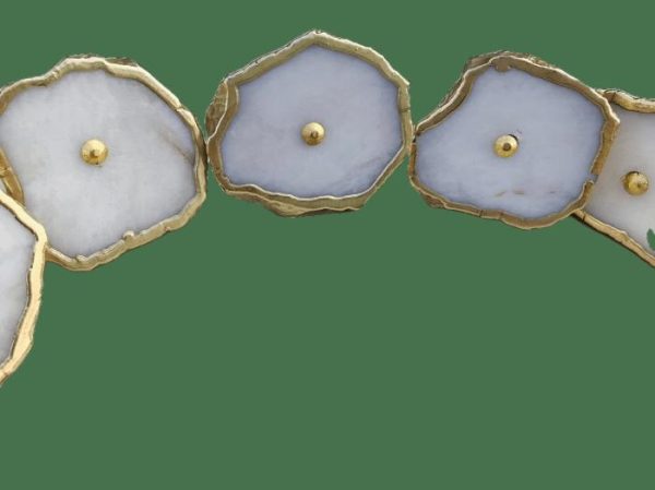 Hardware | White Agate Cabinet Door Pull Handle – Set Of 6 Decor Hardware