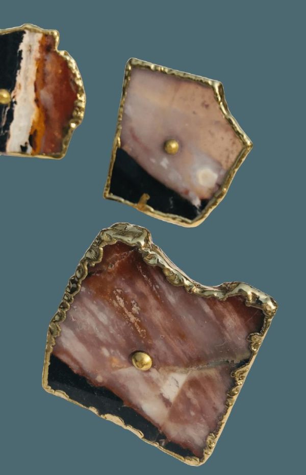 Hardware | Zebra Agate Cabinet Door Pull Handle – Set Of 6 Decor Hardware