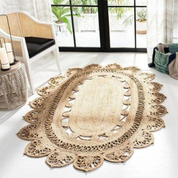 Jute Rugs | Angkor Flat Weave Natural Jute Rug, 2′ x 3′ Jute Rugs Jute Rugs