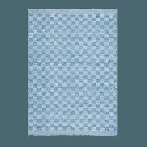 Jute Rugs | Blue Checkered Jute Rug With Fringe, 2′ x 3′ Jute Rugs Jute Rugs