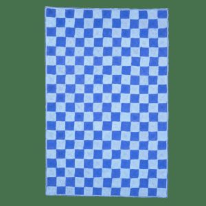 Jute Rugs | Dark Blue Checker Jute Rug, 2′ x 3′ Jute Rugs Jute Rugs