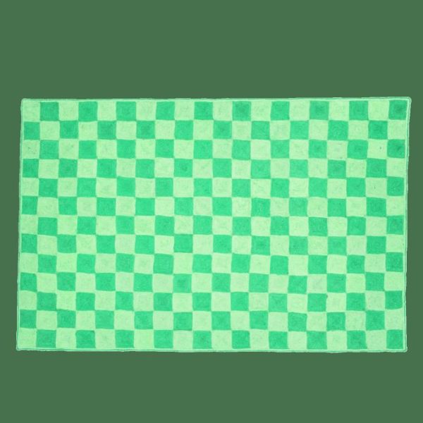 Jute Rugs | Green Checker Jute Rug, 2′ x 3′ Jute Rugs Jute Rugs