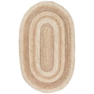 Jute Rugs | Natural Beige Oval Braided Jute Rug, 2′ x 3′ Jute Rugs Jute Rugs