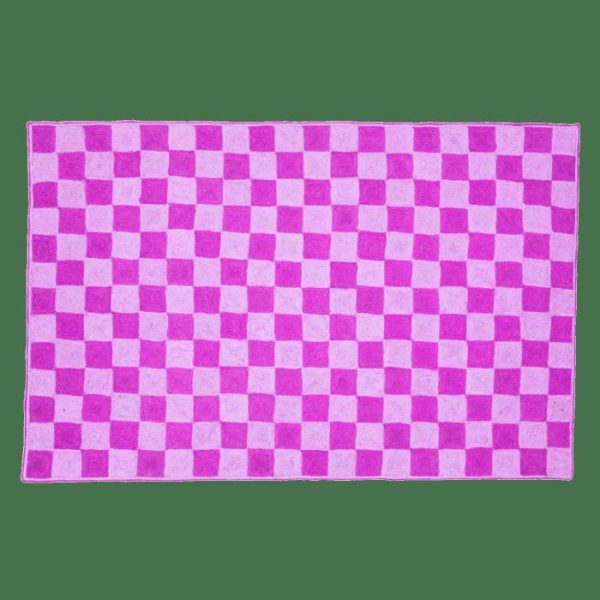 Jute Rugs | Purple Checker Jute Rug, 2′ x 3′ Jute Rugs Jute Rugs