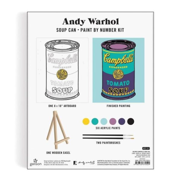 Lifestyle | Andy Warhol Soup Can Paint By Number Kit Home Decoration Lifestyle