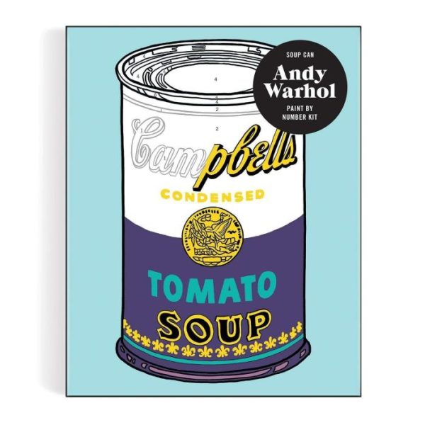 Lifestyle | Andy Warhol Soup Can Paint By Number Kit Home Decoration Lifestyle