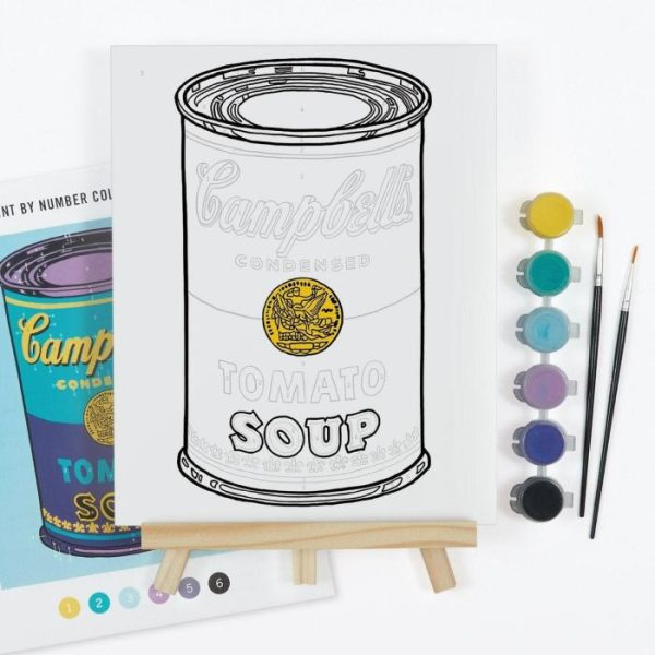 Lifestyle | Andy Warhol Soup Can Paint By Number Kit Home Decoration Lifestyle