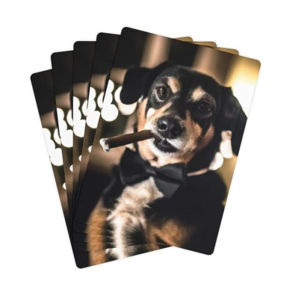 Lifestyle | Cigar Dog Poker Cards, 2.5" x 3.7" Home Decoration Lifestyle