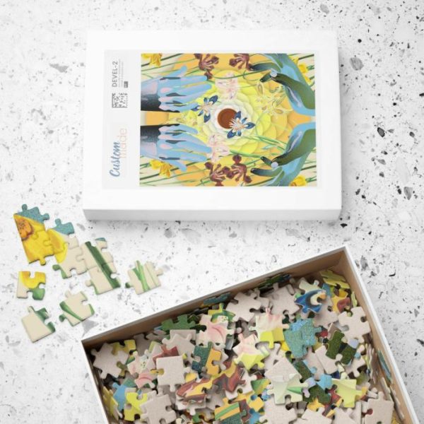 Lifestyle | Come With Me Blue Hands Puzzle Home Decoration Lifestyle