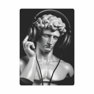 Lifestyle | David With Headsets Poker Cards, 2.5" x 3.7" Home Decoration Lifestyle