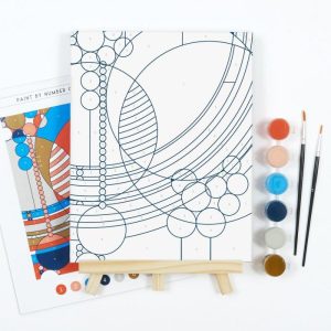 Lifestyle | Frank Lloyd Wright March Balloons Paint By Number Kit Home Decoration Lifestyle