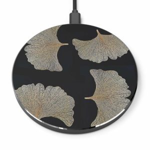 Lifestyle | Gold Gingko Leaves Wireless Charger Home Decoration Lifestyle