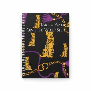 Lifestyle | Leopard Quote Spiral Notebook Home Decoration Lifestyle