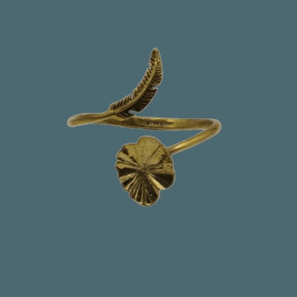 Lifestyle | Recycled Bullet Brass Lotus Leaf Bangle Home Decoration Lifestyle