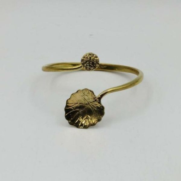 Lifestyle | Recycled Bullet Brass Lotus Leaf Bangle Home Decoration Lifestyle