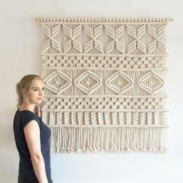 Macrame Wall Art | Ava Large Macrame Wall Hanging Macrame Wall Art Macrame Wall Art