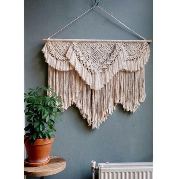 Macrame Wall Art | Bird Eyes Bohemian Wall Hanging Macrame Macrame Wall Art Macrame Wall Art