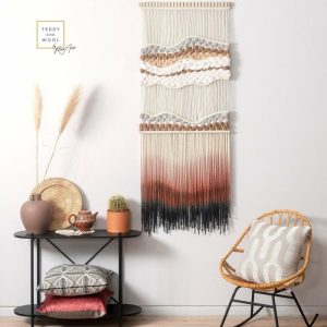 Macrame Wall Art | Dani Tall Macrame Wall Hanging Macrame Wall Art Macrame Wall Art