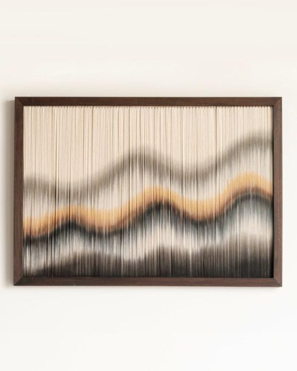 Macrame Wall Art | Framed Textile Art Wall Hanging – Flow Ii Macrame Wall Art Macrame Wall Art