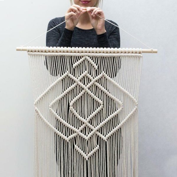 Macrame Wall Art | Macrame Wall Tapestry – Fiber Art Piece – "Ida" Macrame Wall Art Macrame Wall Art