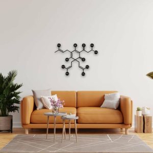 Metal Wall Art | Beer Molecule Metal Wall Art Metal Wall Art Metal Wall Art